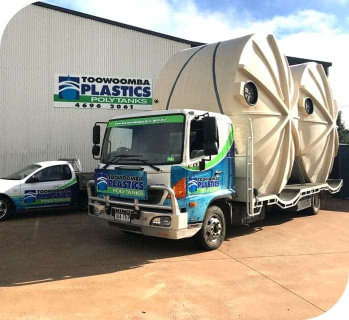 Toowoomba Plastics Truck — Water Tanks & Accessories in Toowoomba City, QLD