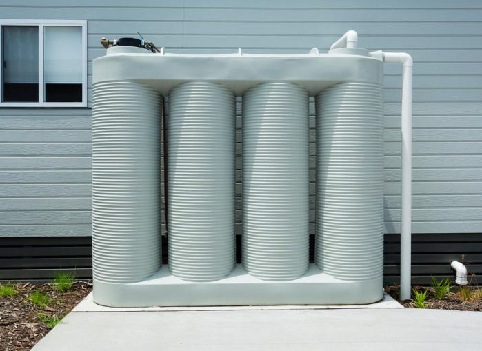 Four-Column Rainwater Tank