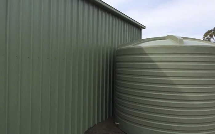 Storage tank and water pump in Toowoomba, QLD